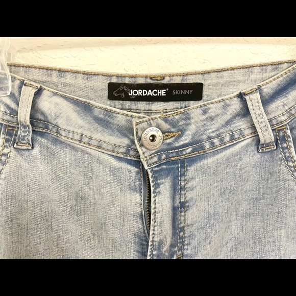 Acid Wash Bleach Bum Jeans - Picture 8 of 9